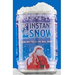 Instant snow in a coan at TAOS Gifts