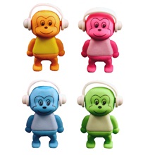 Novelty 3d monkey erasers rubbers collectibles at TAOS Gifts