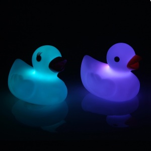 Colour changing aquasensory bath ducks, his and hers at TAOS Gifts