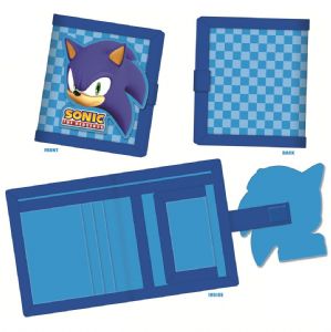Velcro Wallet Sonic the Hedgehog design character gifts at TAOS Gifts