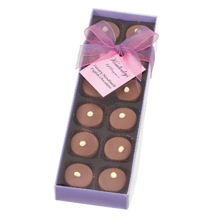salted caramels from Kimberlys of rangemore handmade English Chocolate at TAOS Gifts