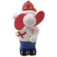 st George, England, hand held fan patriotic, football supporters gifts at TAOS Gifts