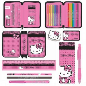 large filled Hello Kitty pencil Case at TAOS Gifts character stationery