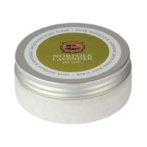 Gentle smoothing body scrub Olive, Waterlily and Norfolk Lavender at TAOS Gifts